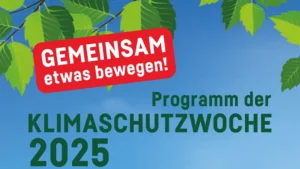 Programm der Klimaschutzwoche 2025